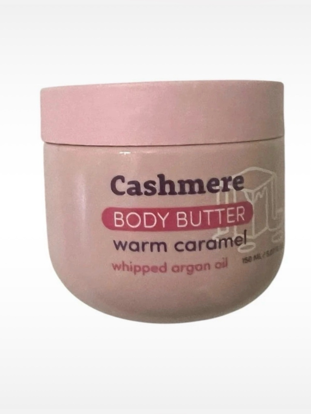 Cashmere Body Butter Warm Caramel Whipped Argan Oil